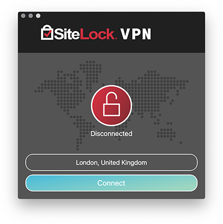 SiteLock VPN interface